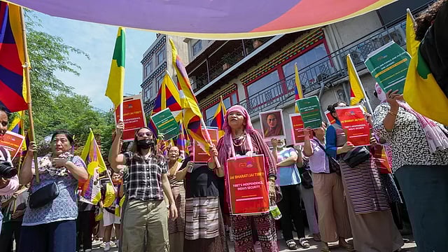 Tibetan Activists Rally In McLeodganj, Demand G20 Leaders' Action Against China's Cultural Erosion