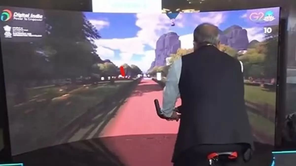 An immersive experience for the G20 guests to witness India's digital transformation journey.