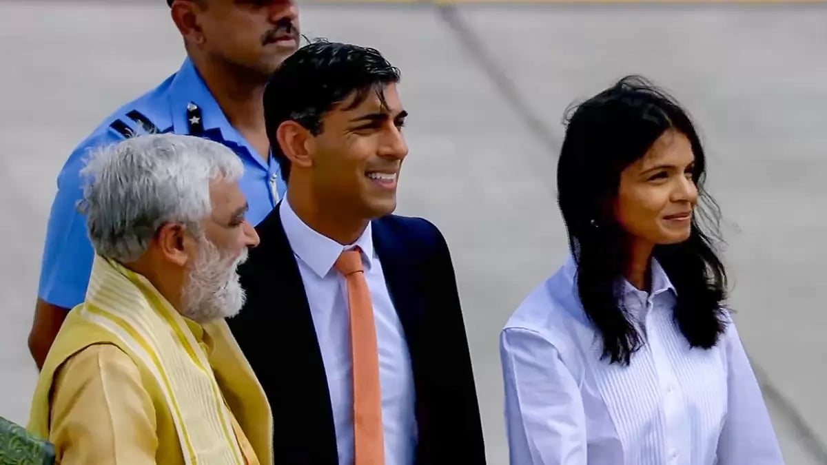 UK PM Rishi Sunak in Delhi - null