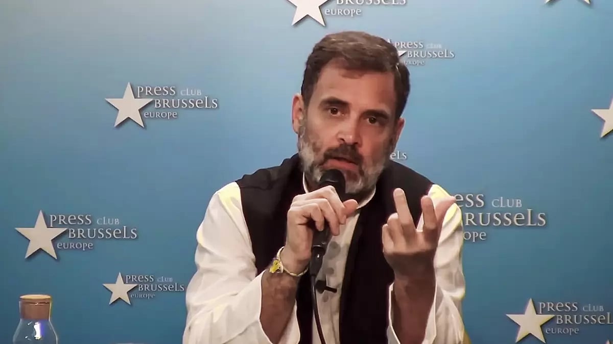 Rahul Gandhi in Belgium