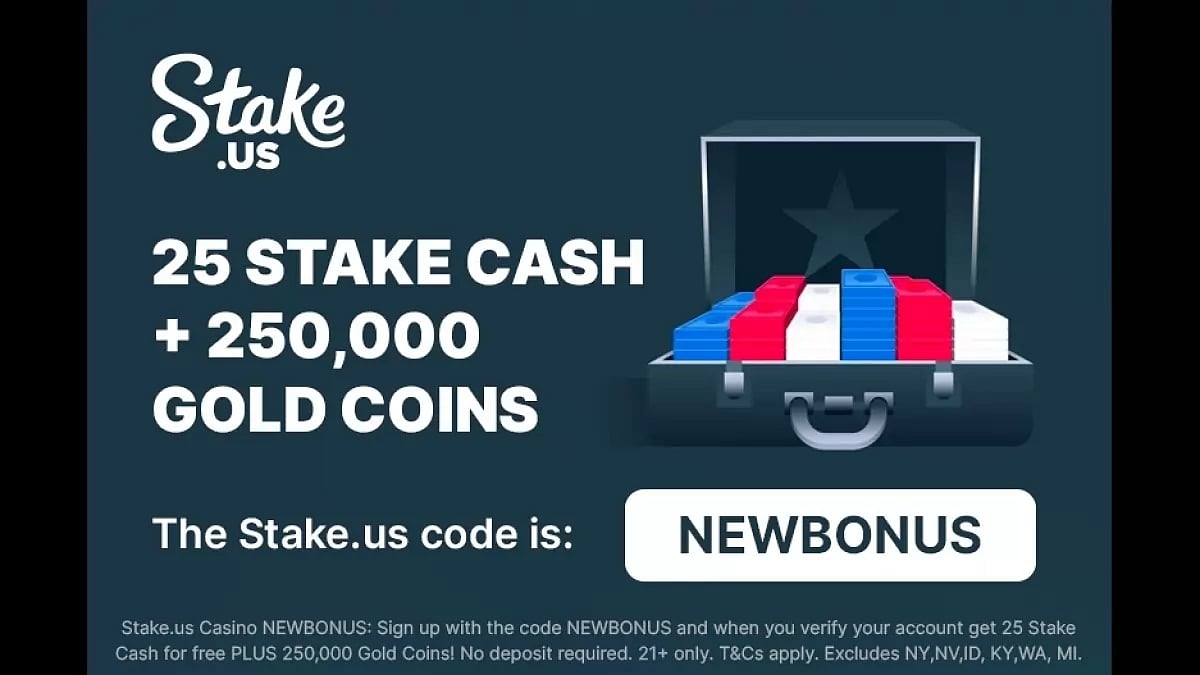 Stake.us Promo Code NEWBONUS
