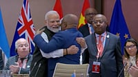 PM Narendra Modi Embraces Comros President and Current AU Chair Azali Assoumani