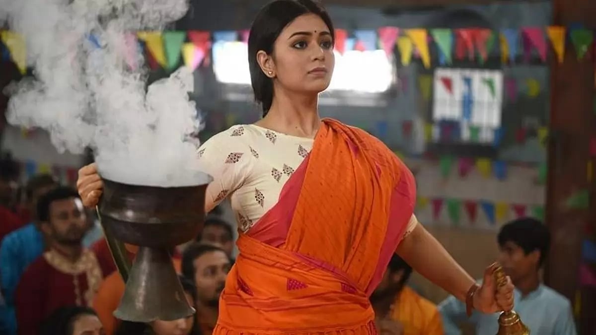 Ritabhari Chakraborty In A Still From 'Brahma Janen Gopon Kommoti'