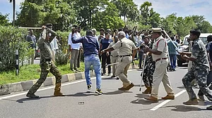 Protest over Chandrababu Naidu arrest