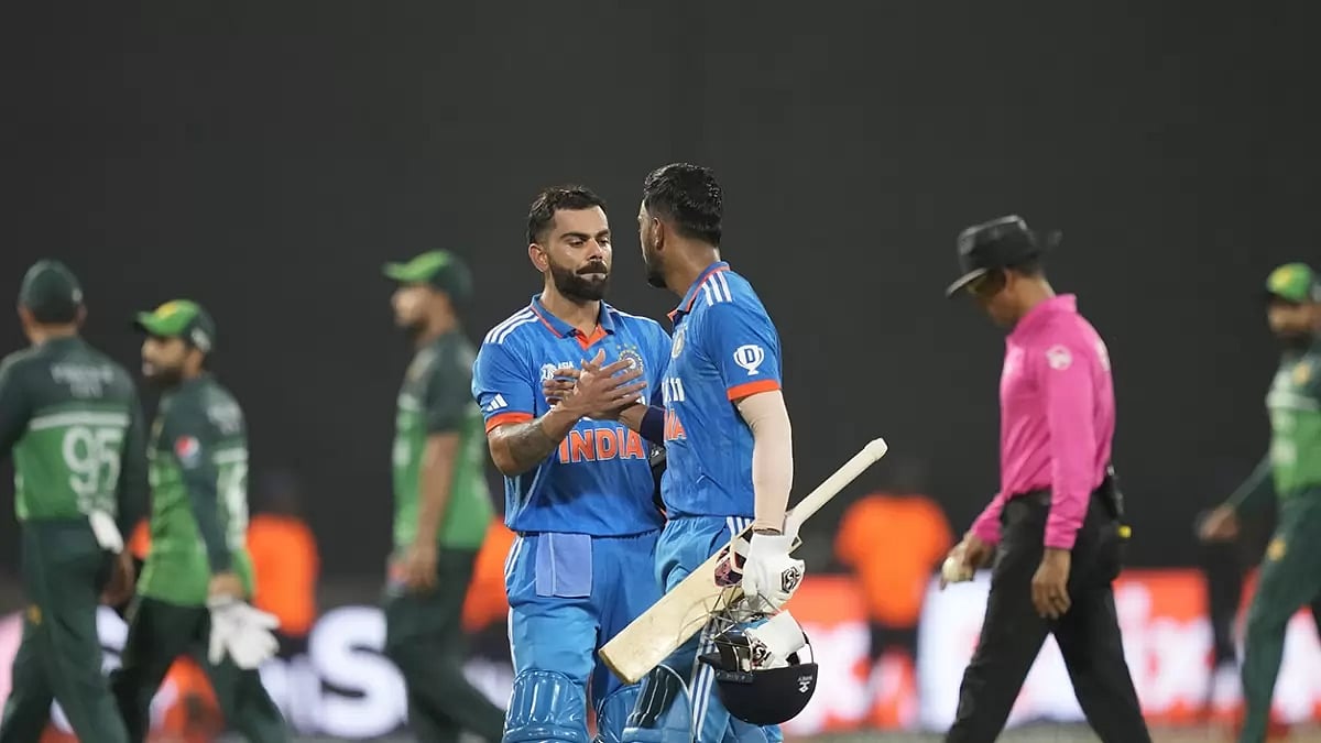 India's Virat Kohli and KL Rahul during their Super 4 clash against Pakistan.