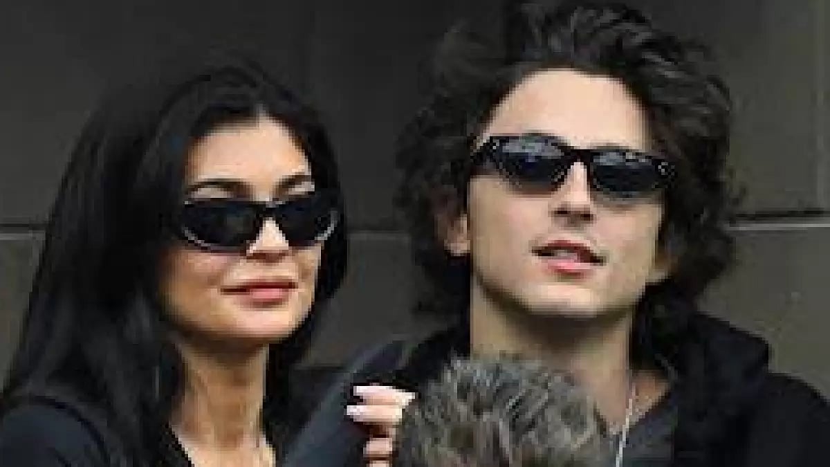 Timothee Chalamet and Kylie Jenner 