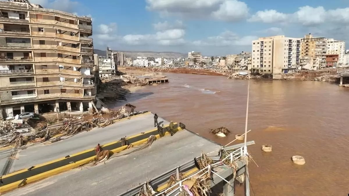 Flood devastated Libyan city Derna