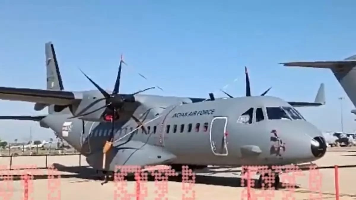 Indian Air Force received the first C295 aircraft from Airbus Defence and Space in Spain.