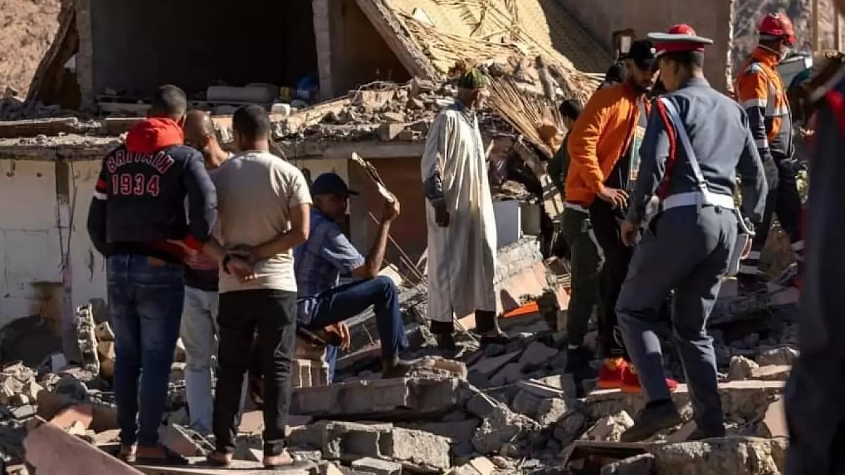 Morocco Earthquake Rescue Operation Works