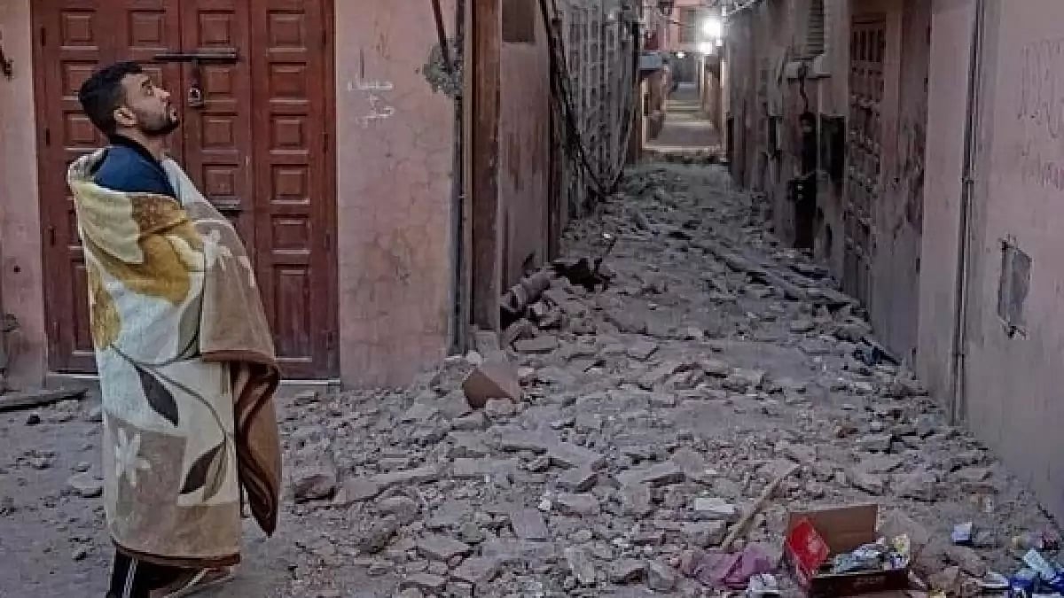 Morocco Earthquake devastation 