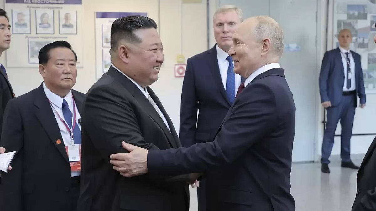 Russian President Vladimir Putin and North Korean leader Kim Jong Un convened at the Vostochny Cosmo