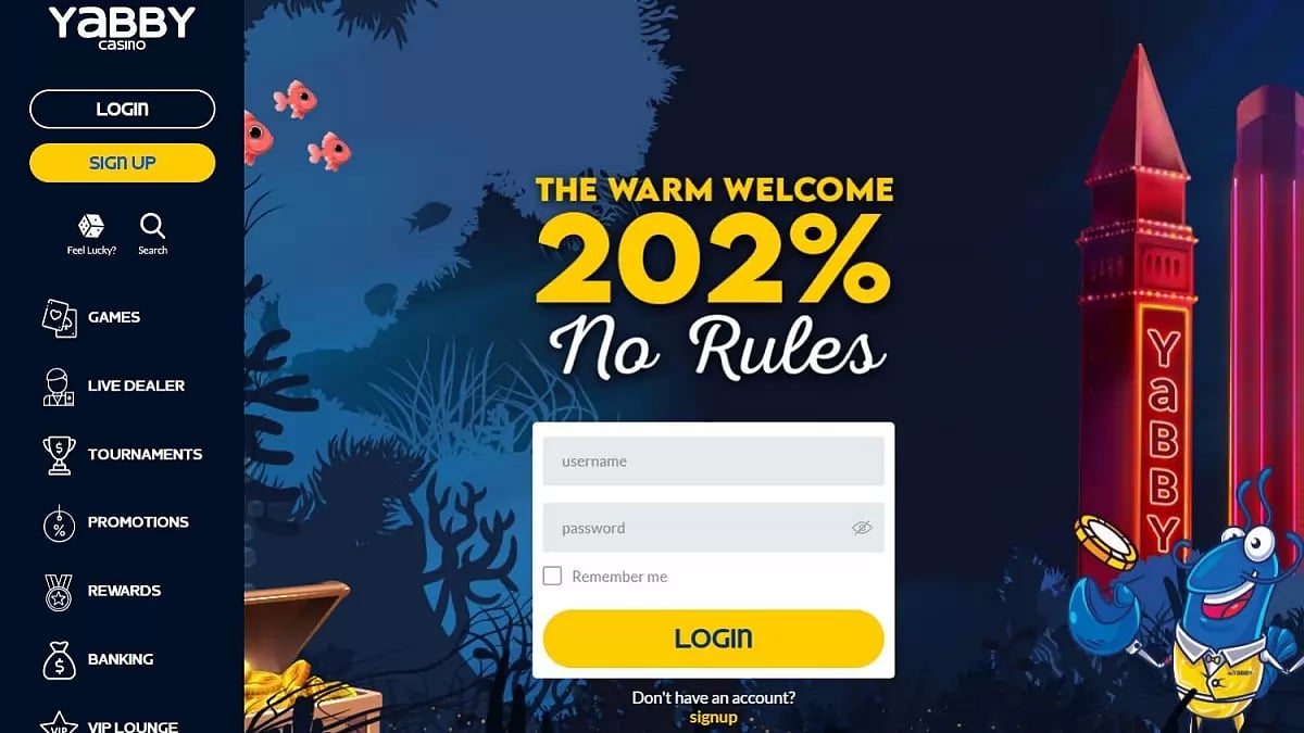 Yabby Casino Sister Sites