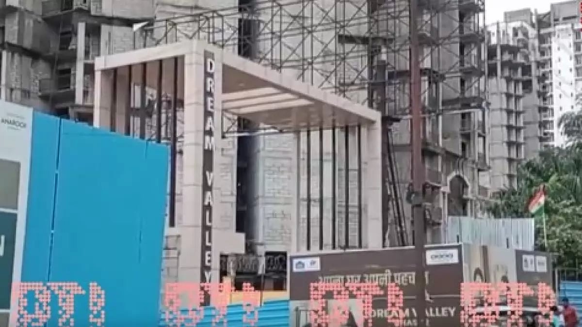 Under-construction building in Greater Noida