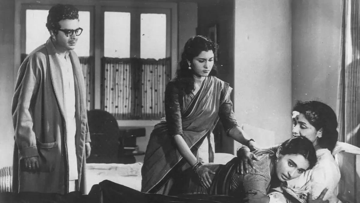 Tarun Bose in a still from Bimal Roy's film Sujata, 1959