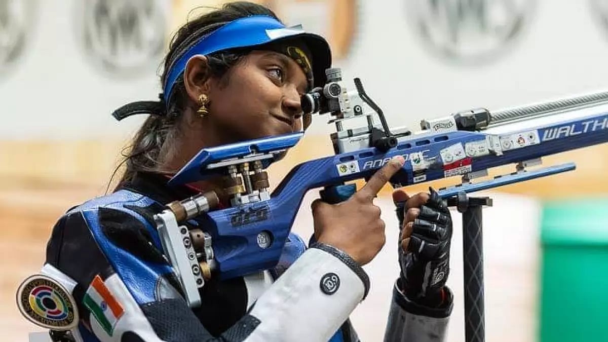 Elavenil Valarivan at the Rio World Cup. 