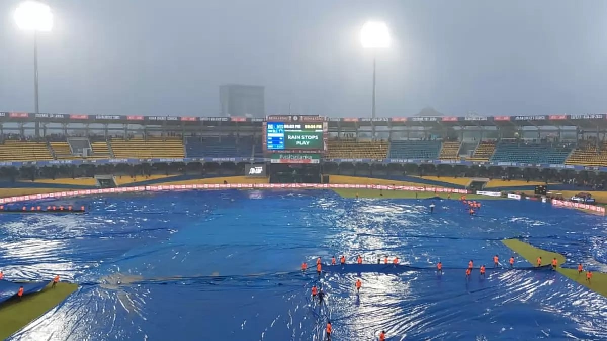 Asia Cup 2023 final between India and Sri Lanka was affected by rain