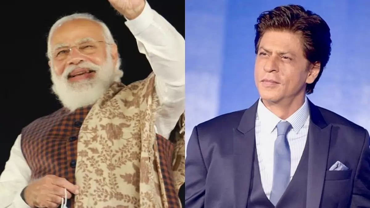 PM Narendra Modi and Shah Rukh Khan