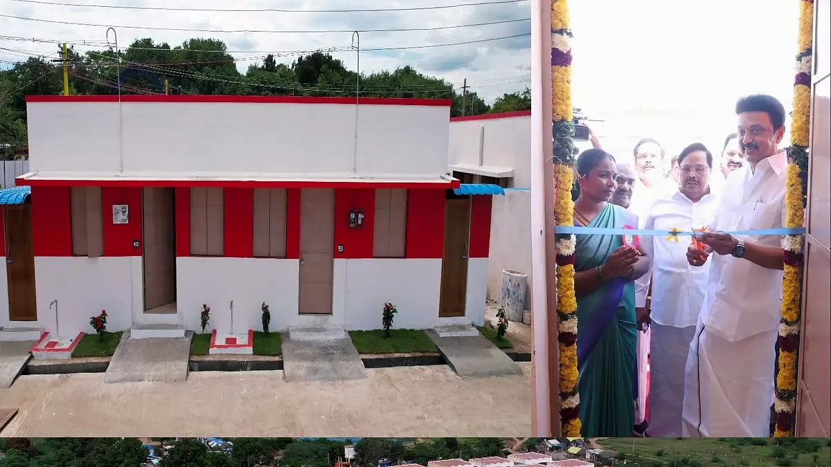 Tamil Nadu CM M K Stalin inaugurated 1591 houses for Sri Lankan Tamil Camps across 13 districts.