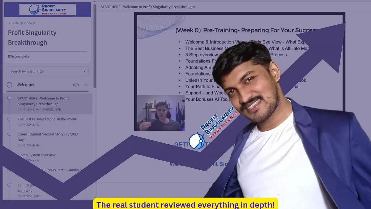 Profit Singularity Review by Real Student
