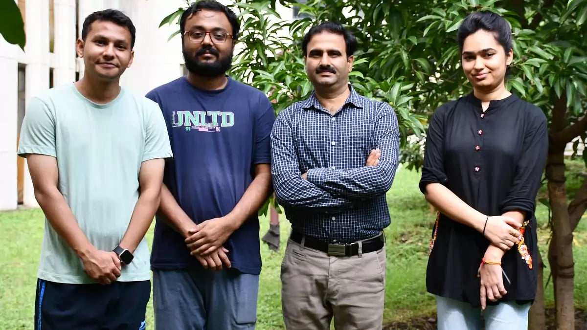 (Left to Right) Manohar Singh Bisht, Abhisek Chakraborty, Dr. Vineet K Sharma, Shruti Mahajan