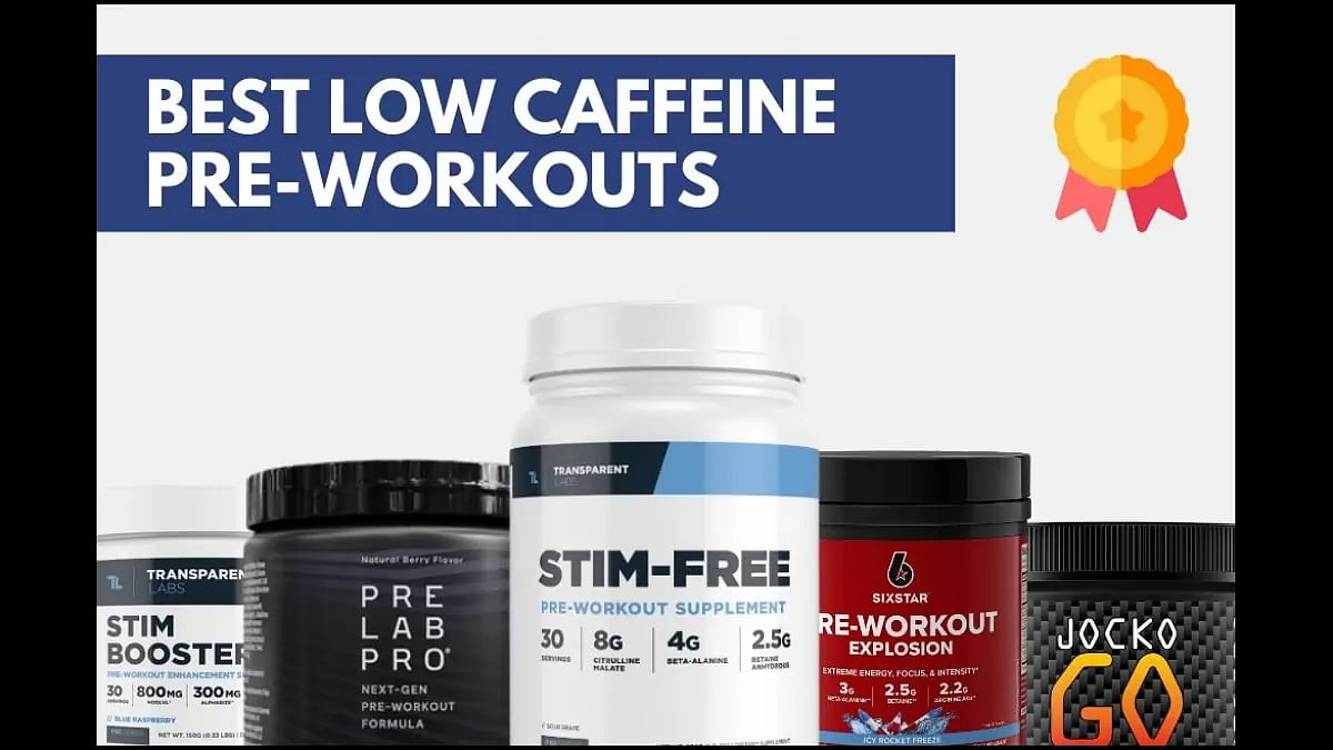 5 Best Low Caffeine PreWorkouts (According to Nutritionists)