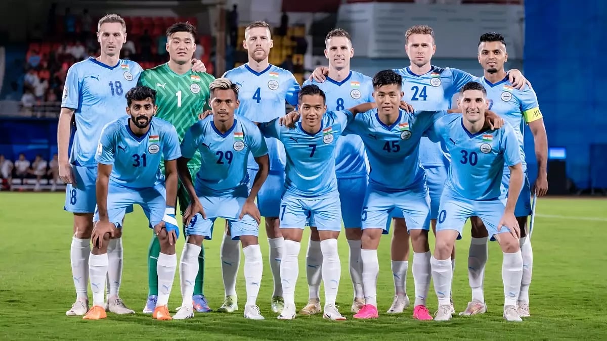 The Mumbai City FC team ahead of their ACL opener on Monday.