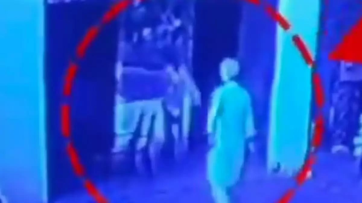 CCTV footage of the attack on Congress leader in Punjab's Moga district