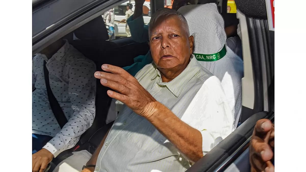 RJD president Lalu Prasad
