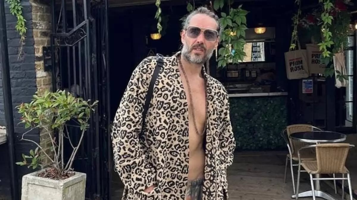  Russell Brand, the famous British comedian and multifaceted entertainer