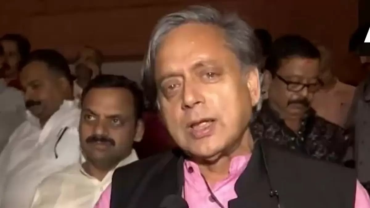 Congress leader Shashi Tharoor spoke about passage of Women Reservation Bill in Lok Sabha.