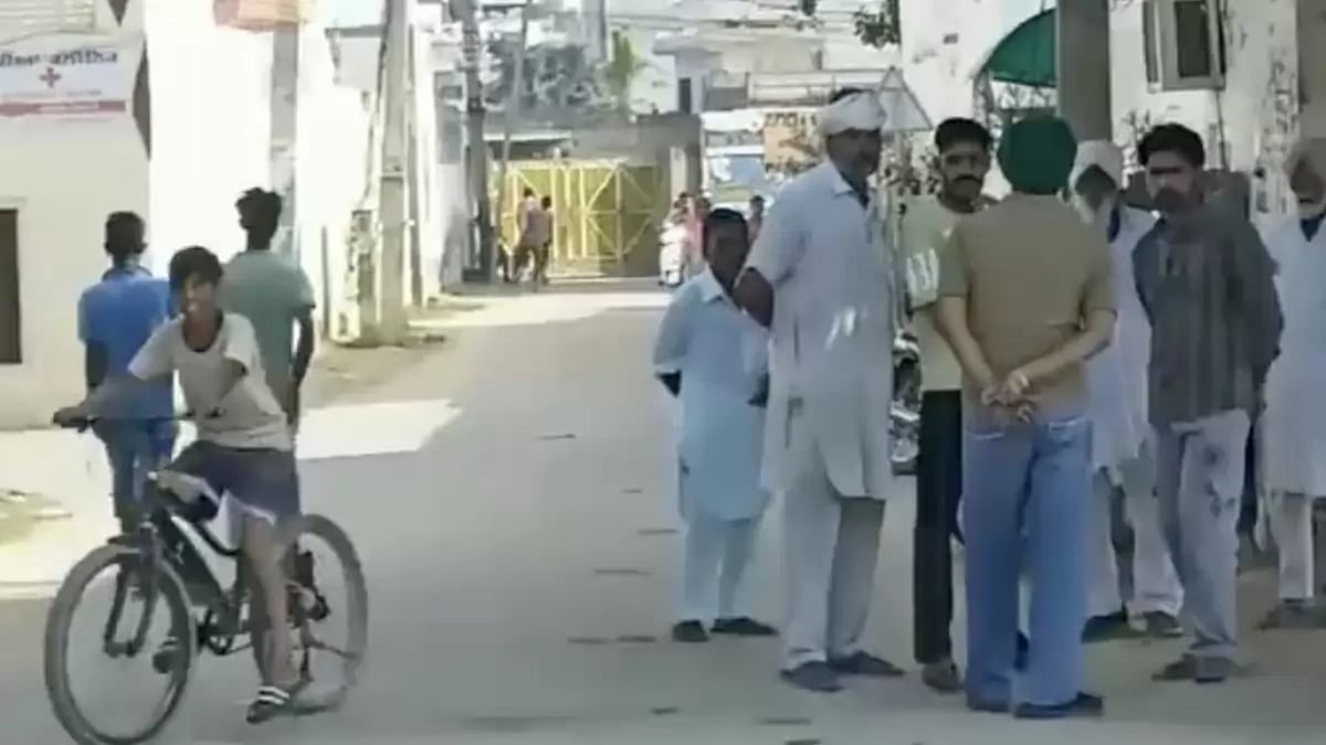 Visuals from the residence of gangster Sukhdool Singh in Moga.