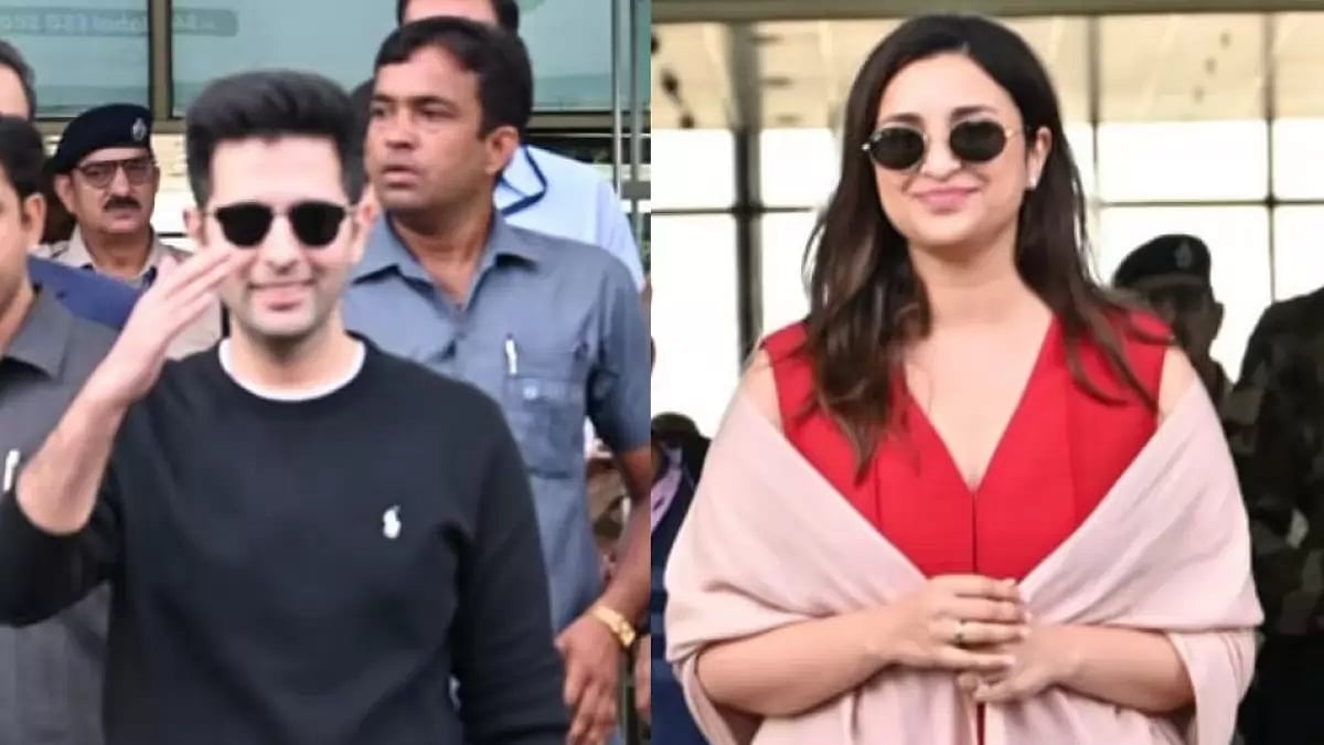 Raghav Chadha and Parineeti Chopra