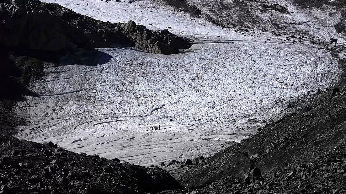 Climate Melting Glacier