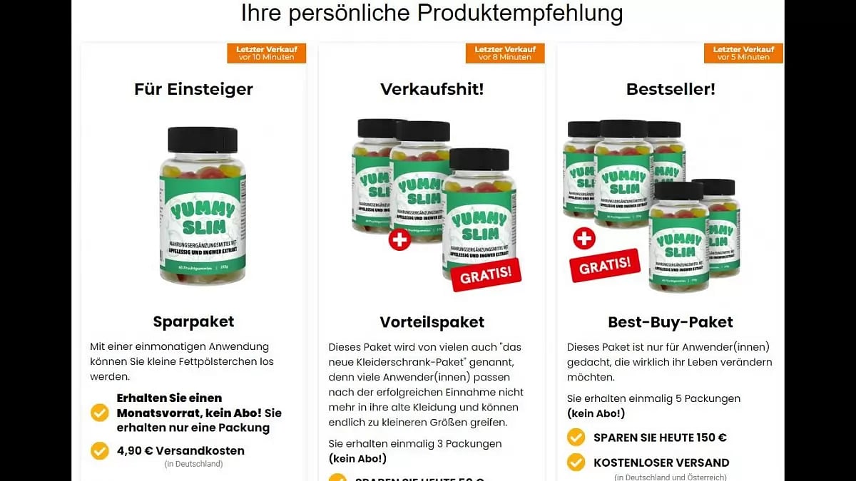 Yummy Slim Erfahrungen Neueste
