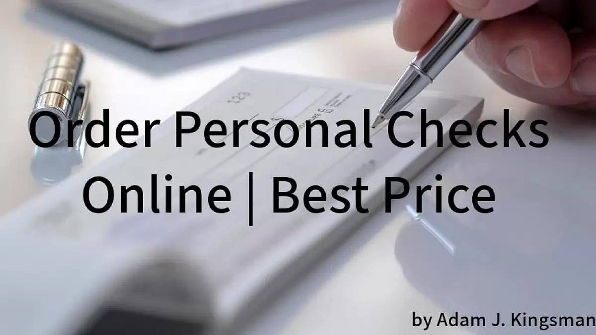 Order personal checks online