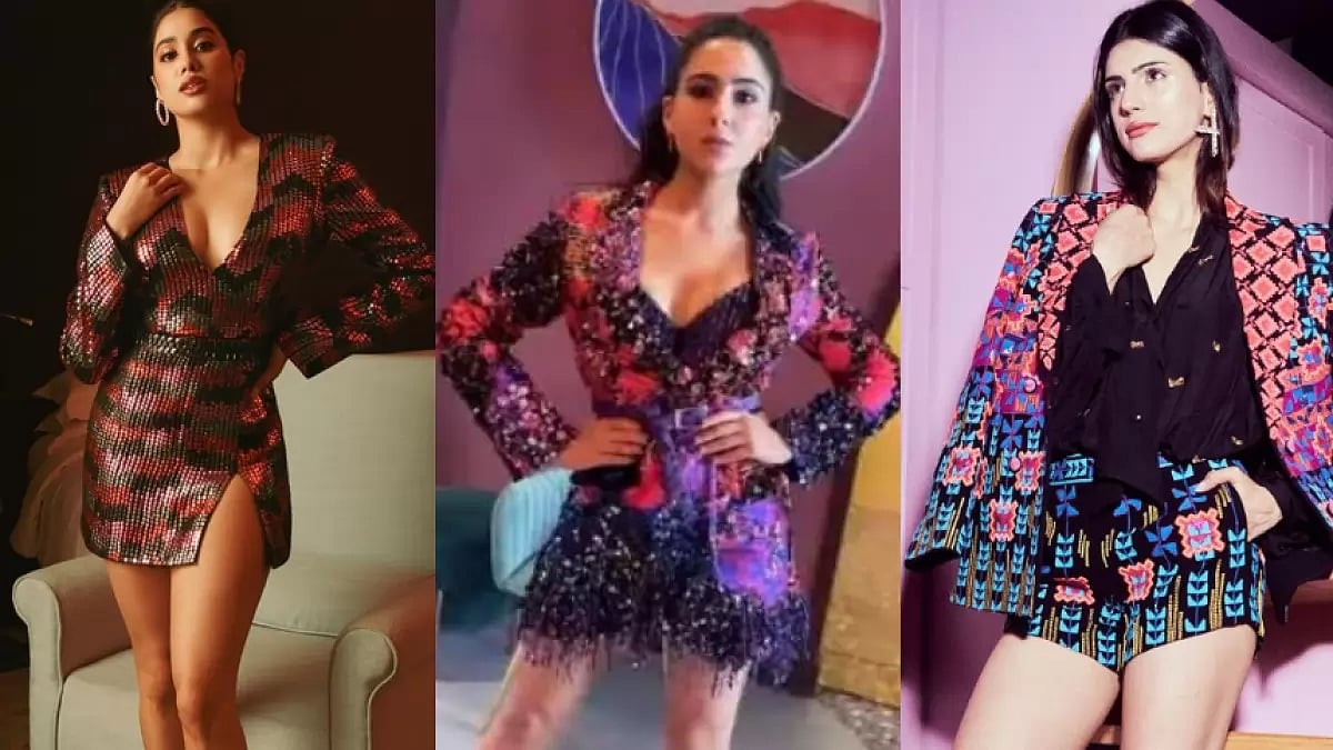Janhvi Kapoor, Sara Ali Khan, Medha Rana