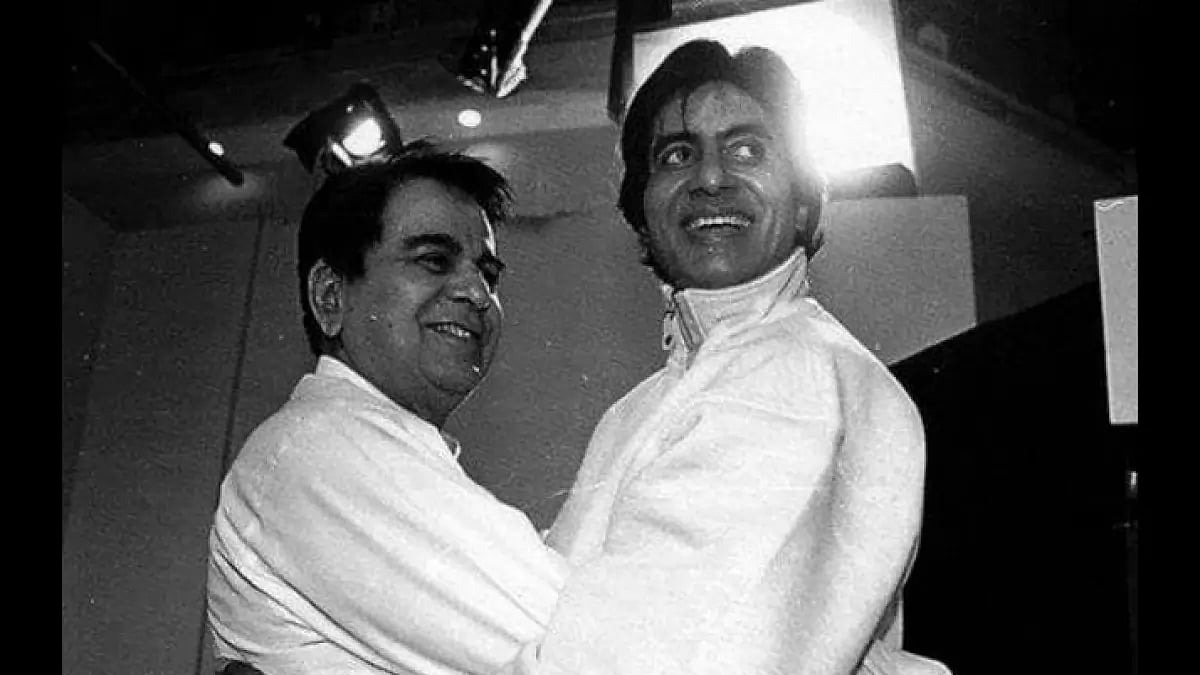 Dilip Kumar and Amitabh Bachchan