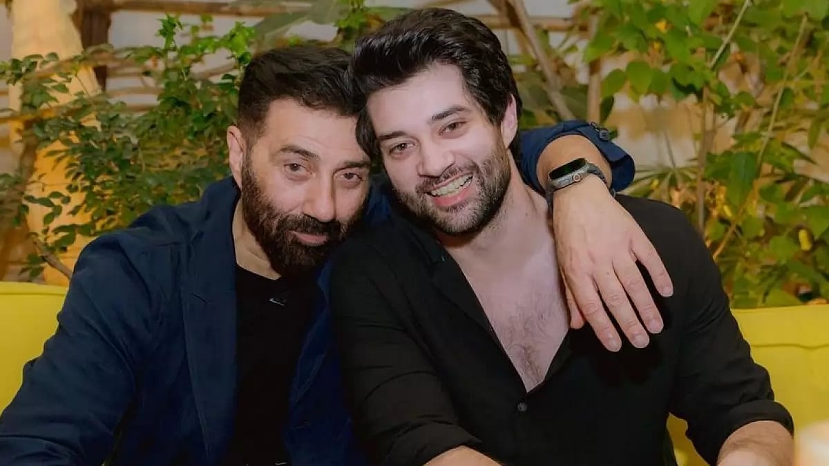 Sunny Deol with son Rajveer Deol