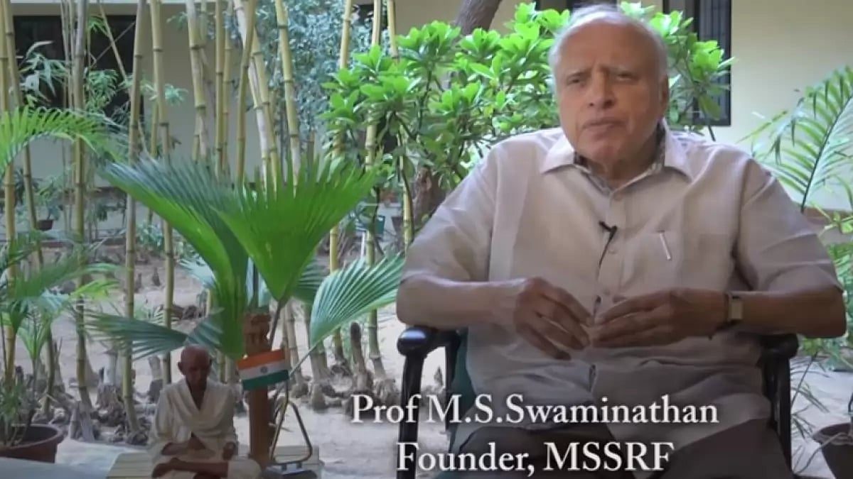 Renowned scientist MS Swaminathan