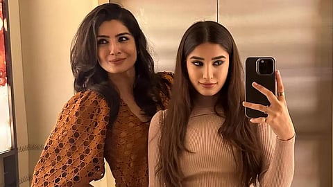 Raveena Tandon with daughter Rasha