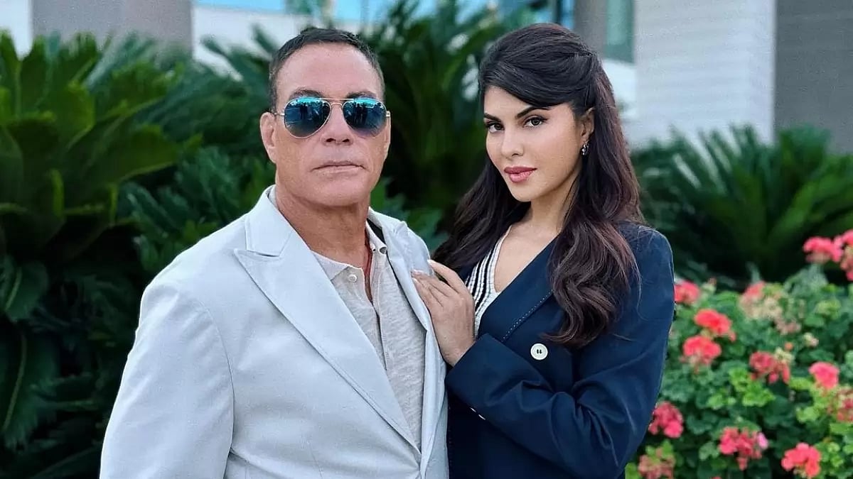 Jean-Claude Van Damme with Jacqueline Fernandez