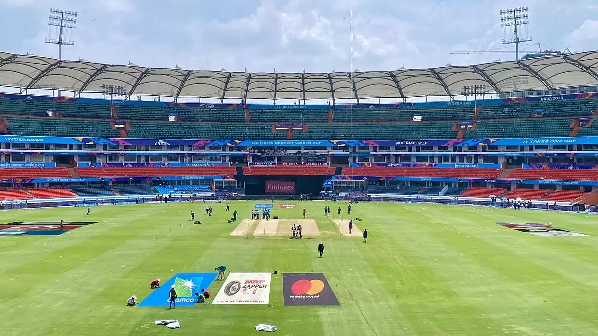 Uppal stadium in Hyderabad 