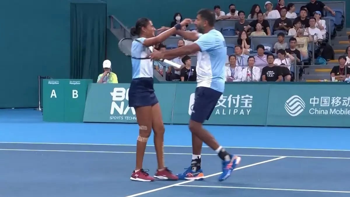 This is India's first gold in tennis at the Games since 2002.