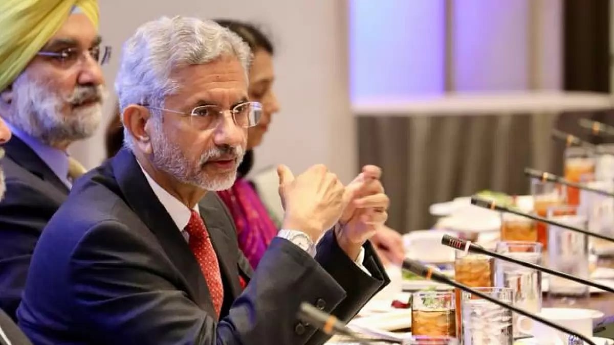 Minister of External Affairs S Jaishankar at an event in the United States. 