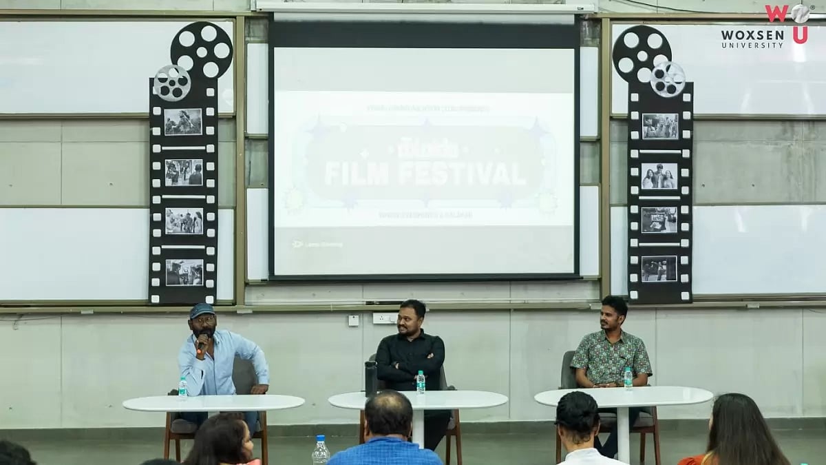 Cinematographer Surender reddy, Kamalanarayan, Assistant Professor, Woxsen University and Associate 