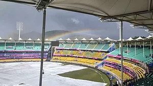 Barsapara Cricket Stadium, Guwahati on Saturday.