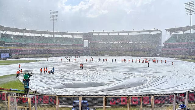 ICC Cricket World Cup 2023: Rain Washes Out India Vs England Warm-up - In Pics