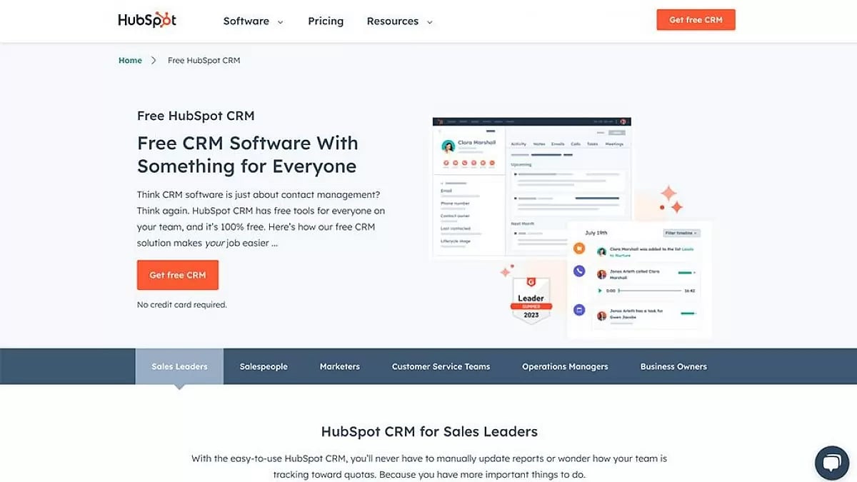 Best Free CRM Software In India