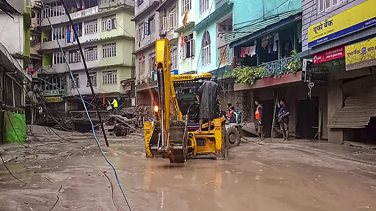 Flash floods in Sikkim