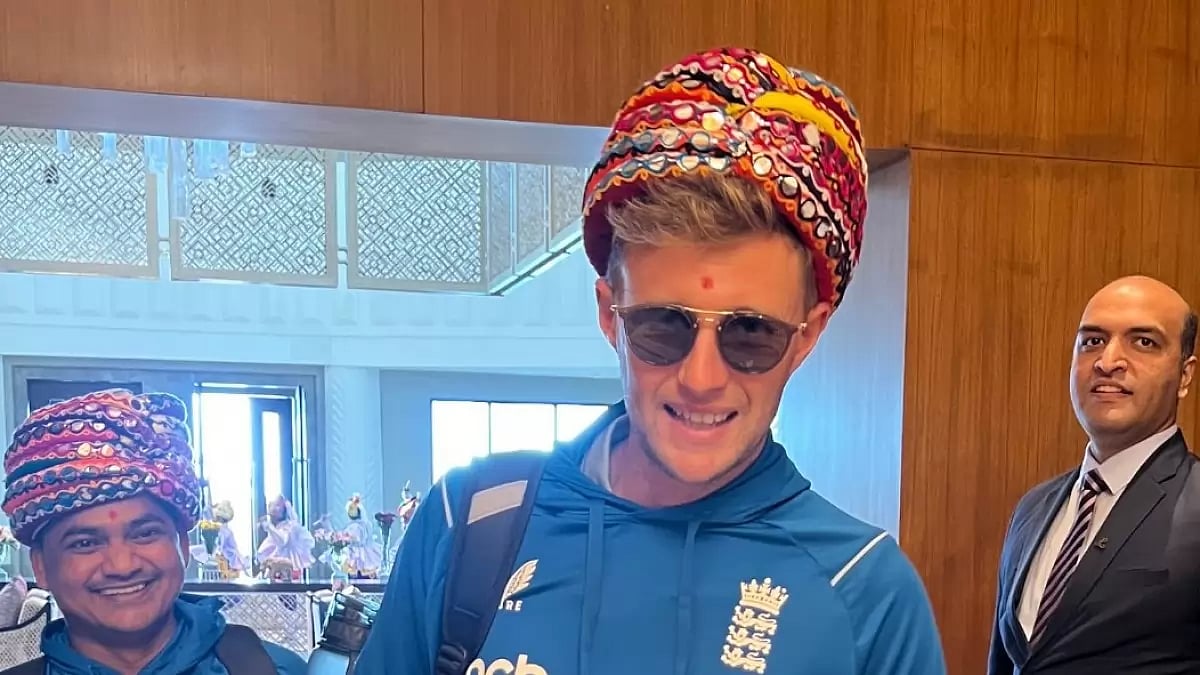 England batter Joe Root arrived in India.